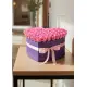 75 pink roses in a heart box