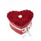 75 roses in a heart box “The One”