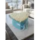 75 white roses in a heart box