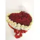 Heart in the basket red-white