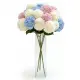 Bouquet of 15 hydrangeas mix