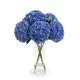 Bouquet of 5 blue hydrangeas