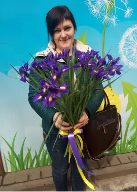 Iris bouquet