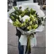 Mix bouquet “Camilla” light green and white (large)