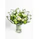 “Camilla” green & white mix bouquet (medium)