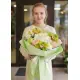 “Camilla” green & white mix bouquet (small)
