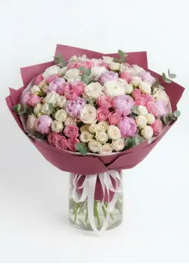 “Nicole” peony bouquet (large)