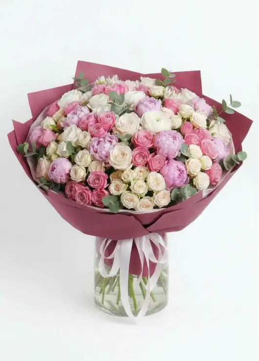 “Nicole” peony bouquet (large)