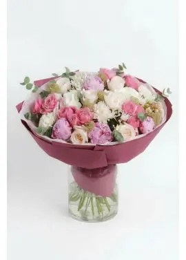 “Nicole” peony bouquet (medium)