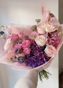 Pink mix flowers
