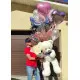 For my love set: teddy bear, roses baloons For my love set: teddy bear, roses baloons