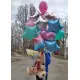 For my love set: teddy bear, roses baloons For my love set: teddy bear, roses baloons