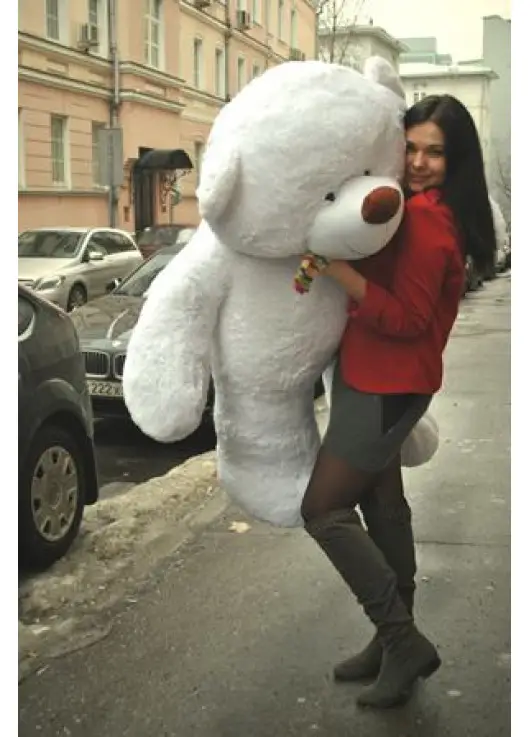 A huge teddy bear