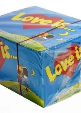  gum "Love is .." 100pcs