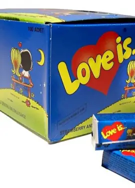  gum "Love is .." 100pcs