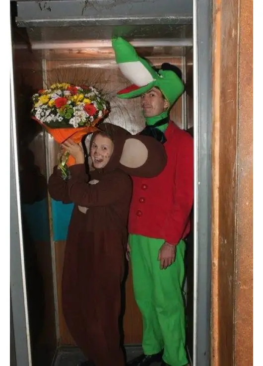 Costume greeting in Dnepropetrovsk