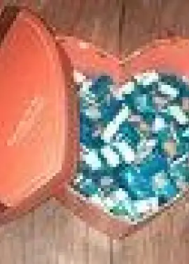 gum "Love is .." in a gift box