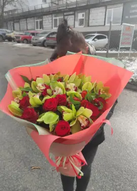 Orchids & roses