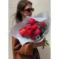 Raspberry peonies