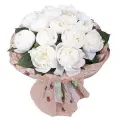 White peonies