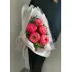 Bouquet of 5 bright peonies