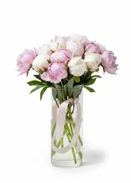 Bouquet of 15 local peonies