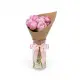 Bouquet of 7 pink peonies