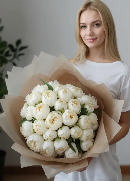 White Peonies Dnipro White Peonies Dnipro