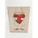 Wooden postcart "Love you" #003 art number