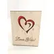 Wooden postcart "Love you" 