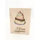 Wooden postcart "Happy birthday"