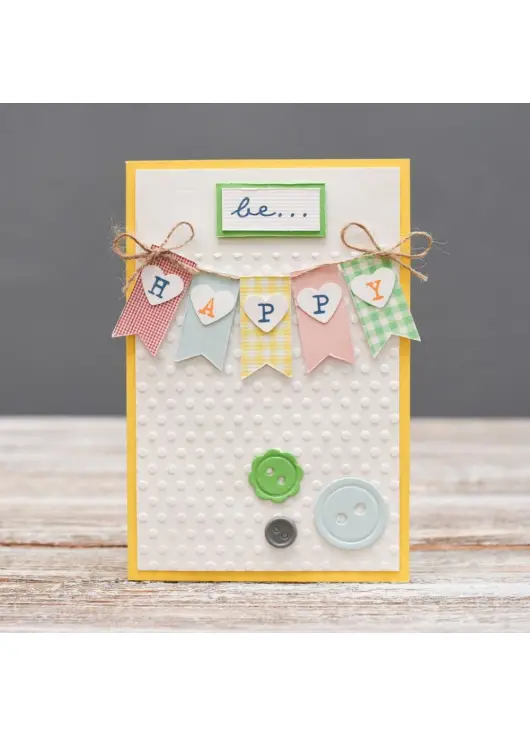 Handmade cards Be happy