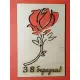 Wooden postcart "Womens day"