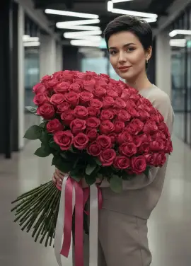 101 meter pink rose