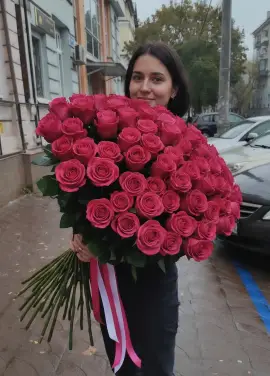101 meter pink rose