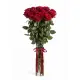 15-rose bouquet: long-stem red roses “Explorer”