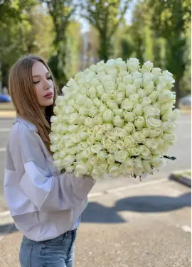 151 White Rose - Bouquet "Snow White"