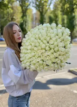 151 White Rose - Bouquet "Snow White"