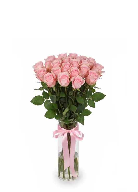 19-rose bouquet: pink roses “Jumilia”