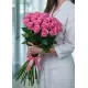 25-rose bouquet: pink roses “Miss Piggy”