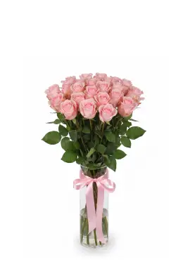 25-rose bouquet: pink roses “Jumilia”