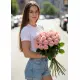 25-rose bouquet: pink roses “Jumilia”