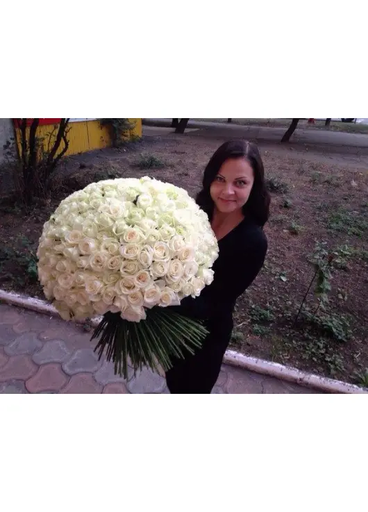 201 white roses