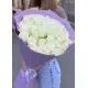 45-rose bouquet: white roses “Avalanche”