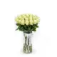 45-rose bouquet: white roses “Avalanche”