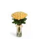 45-rose bouquet: peach roses “Peach Avalanche”