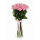 45-rose bouquet: tall pink roses “Be Sweet”