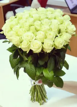 Avalanche white roses