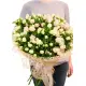Bushed cream color roses Dnipro