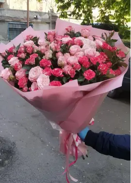 Bushed mix roses Dnipro